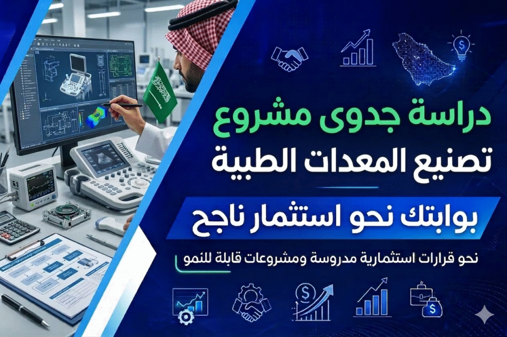 دراسة جدوى مشروع تصنيع المعدات الطبية – استثمار واعد في قطاع الرعاية الصحية