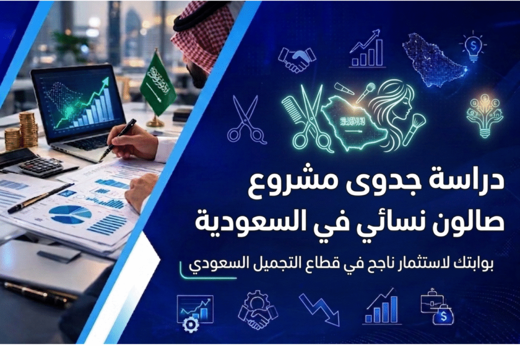 دراسة جدوى مشروع صالون نسائي في السعودية: مشروع مربح بأرباح تصل إلى 40,000 ريال شهريًا