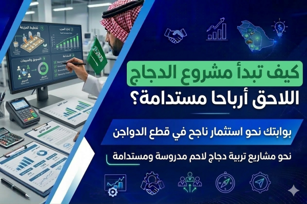 مشروع مربح في السعودية: كيف تبدأ مشروع الدجاج اللاحم وتحقق أرباحًا مستدامة؟