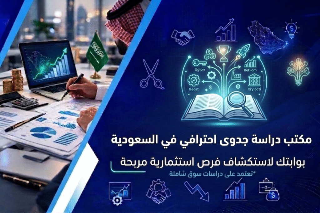  مكتب دراسة جدوى احترافي في السعودية: طريقك لتحويل أفكارك لمشاريع مربحة