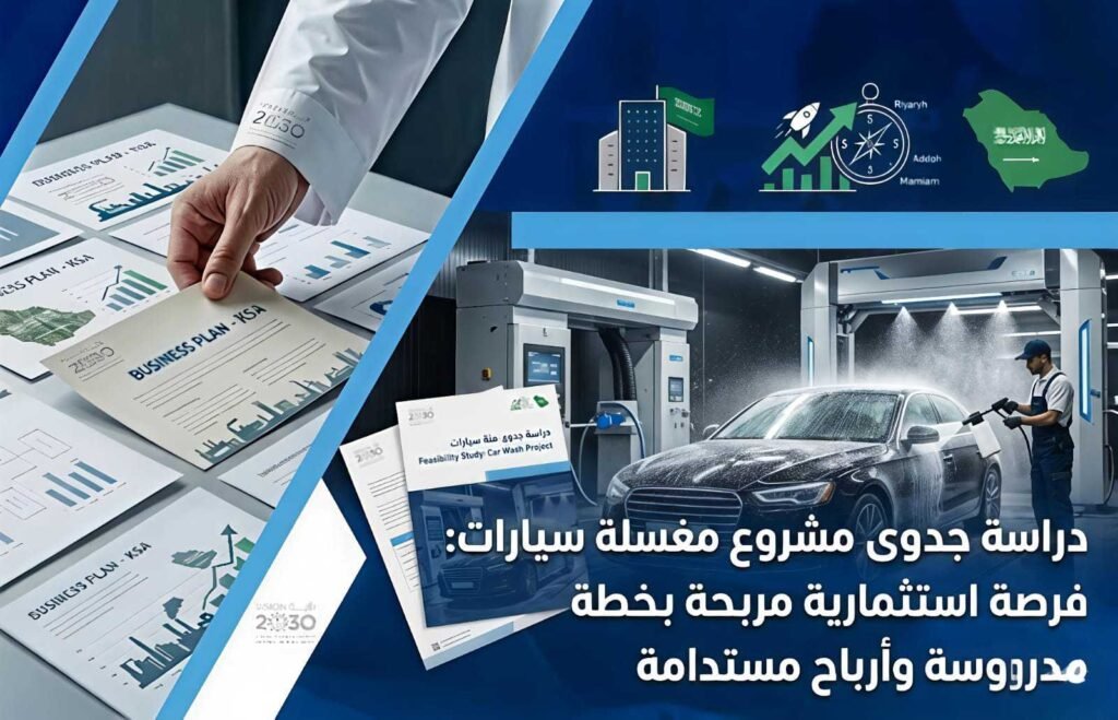 دراسة جدوى مشروع مغسلة سيارات: فرصة استثمارية مربحة بخطة مدروسة وأرباح مستدامة