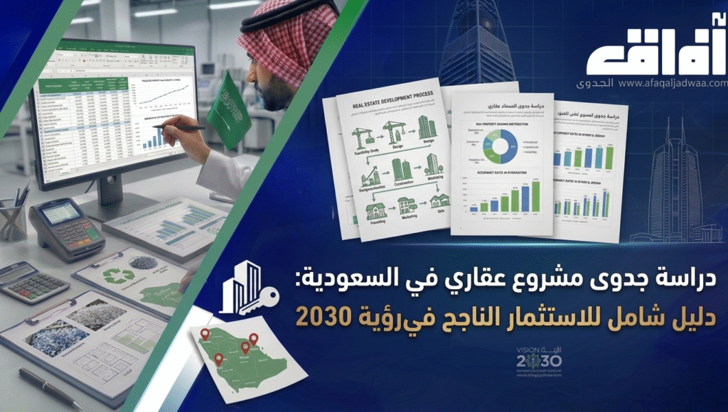 دراسة جدوى مشروع عقاري في السعودية: دليل شامل للاستثمار الناجح في ظل رؤية 2030