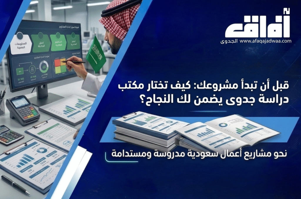 قبل أن تبدأ مشروعك: كيف تختار مكتب دراسة جدوى يضمن لك النجاح؟