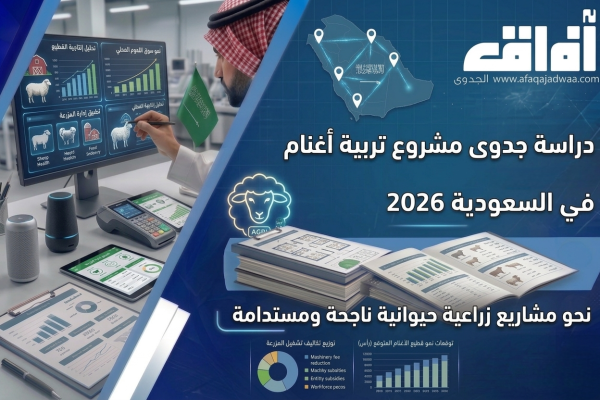 دراسة جدوى مشروع تربية أغنام في السعودية 2026: التكاليف والأرباح وأفضل فرص الاستثمار