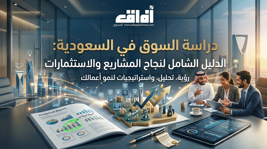 دراسة السوق في السعودية: الدليل الشامل لنجاح المشاريع والاستثمارات