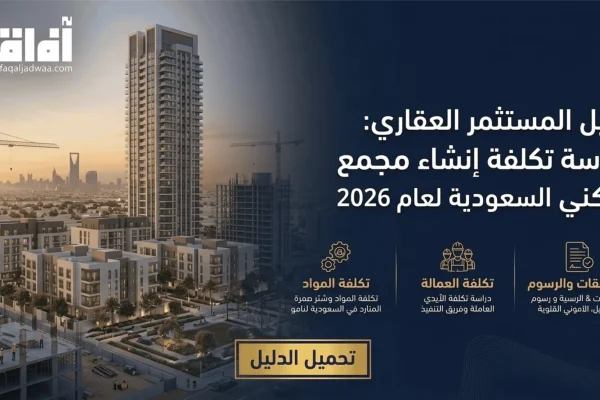 دليل المستثمر العقاري: تكلفة إنشاء مجمع سكني في السعودية لعام 2026