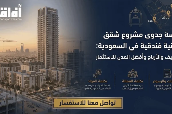 دراسة جدوى مشروع شقق سكنية فندقية في السعودية: التكاليف والأرباح وأفضل المدن للاستثمار