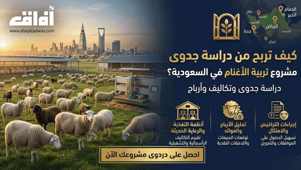 كيف تربح من دراسة جدوى مشروع تربية الأغنام في السعودية؟ دراسة جدوى وتكاليف وأرباح 
