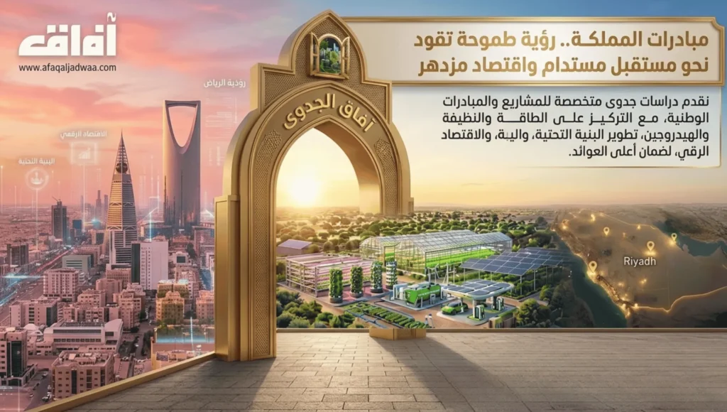 مبادرات المملكة.. رؤية طموحة تقود السعودية نحو مستقبل مستدام واقتصاد مزدهر