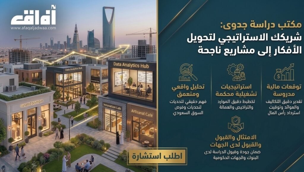 مكتب دراسة جدوى: شريكك الاستراتيجي لتحويل الأفكار إلى مشاريع ناجحة