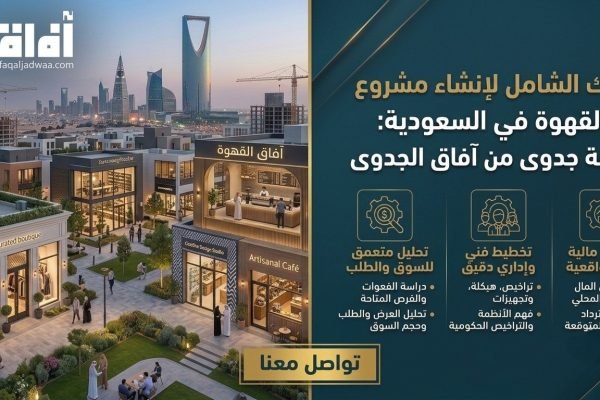 دليلك الشامل لإنشاء مشروع بيع القهوة في السعودية | دراسة جدوى من آفاق الجدوى