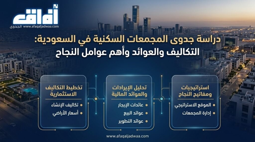 دراسة جدوى المجمعات السكنية في السعودية: التكاليف والعوائد وأهم عوامل النجاح