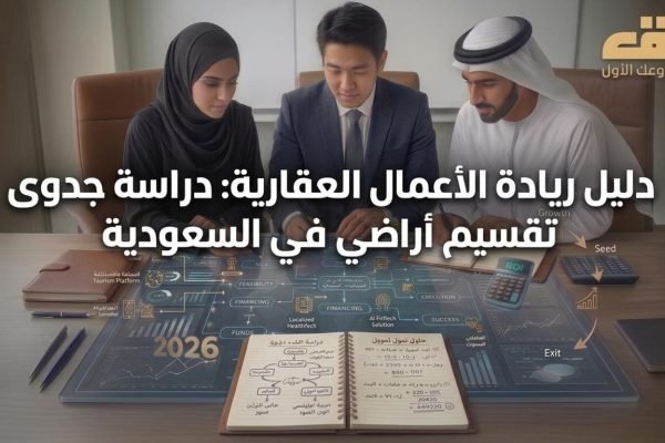 دليل ريادة الأعمال العقارية: دراسة جدوى مشروع تقسيم أراضي في السعودية