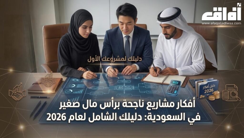 أفكار مشاريع ناجحة برأس مال صغير في السعودية: دليلك الشامل لعام 2026