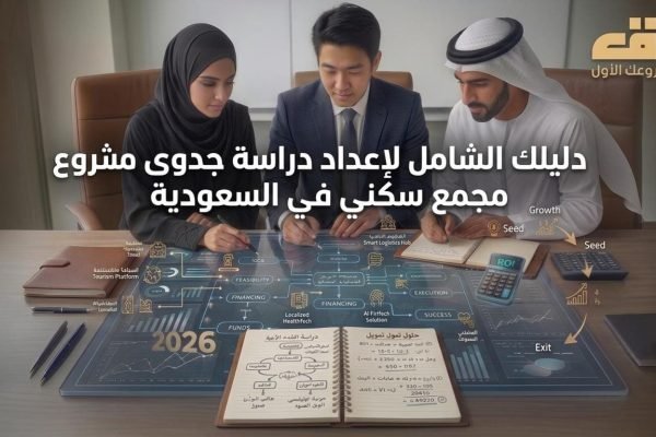 دليلك الشامل لإعداد دراسة جدوى مشروع مجمع سكني في السعودية