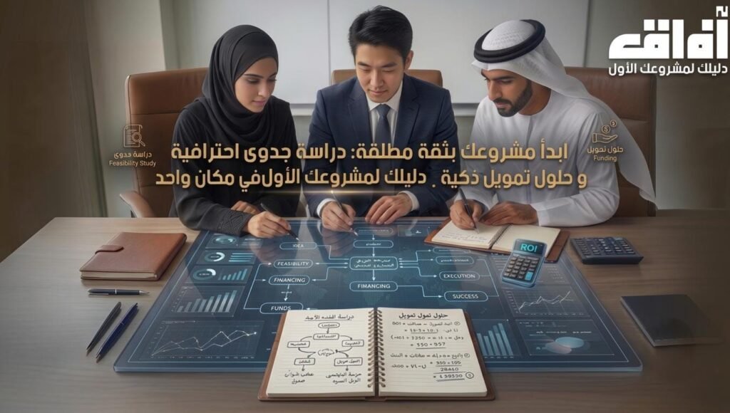 ابدأ مشروعك بثقة مطلقة: دراسة جدوى احترافية و حلول تمويل ذكية في مكان واحد