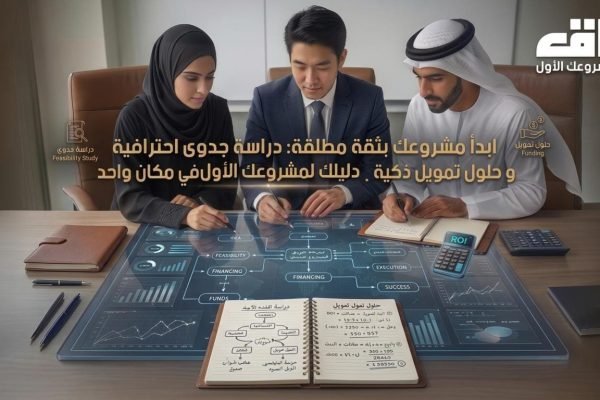 ابدأ مشروعك بثقة مطلقة: دراسة جدوى احترافية و حلول تمويل ذكية في مكان واحد
