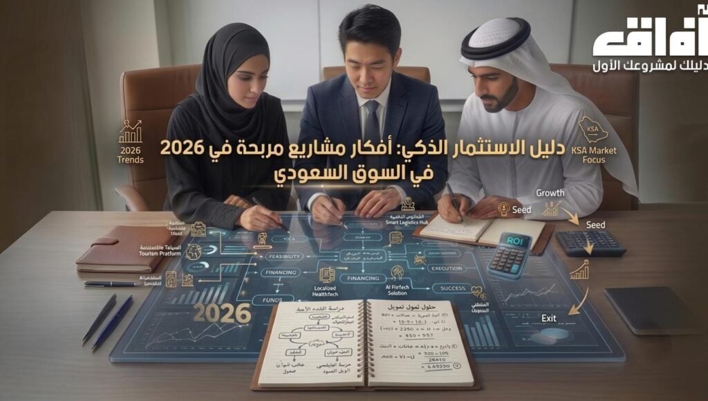 دليل الاستثمار الذكي: أفكار مشاريع مربحة في 2026 في السوق السعودي