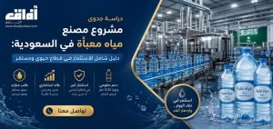 دراسة جدوى مشروع مصنع مياه معبأة في السعودية: دليل شامل للاستثمار في قطاع حيوي ومستقر