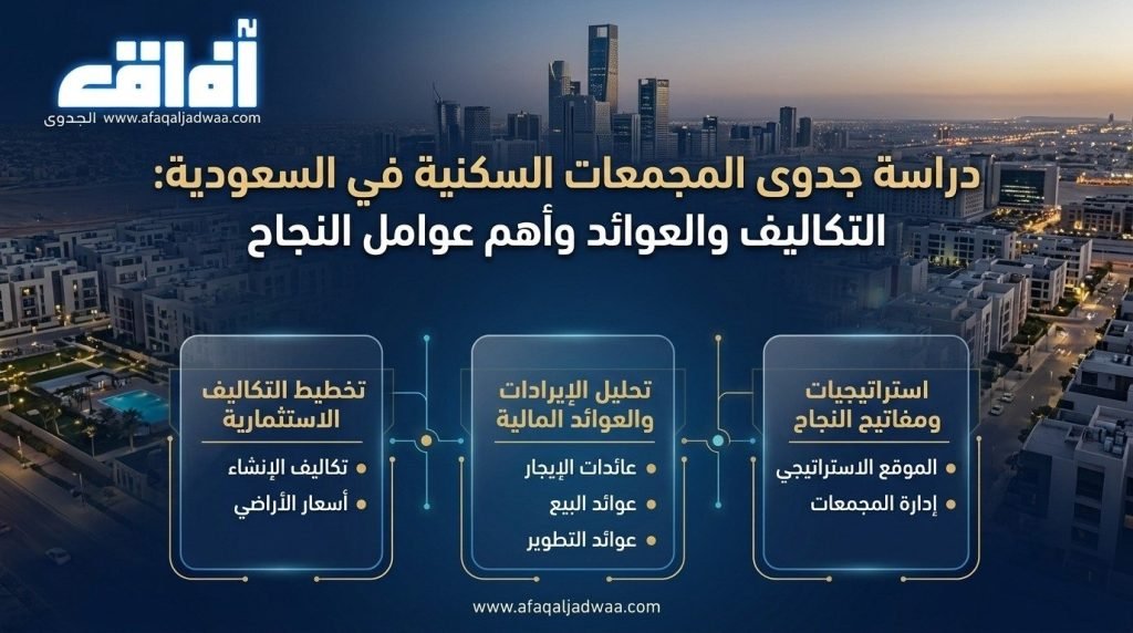 دراسة جدوى المجمعات السكنية في السعودية: التكاليف والعوائد وأهم عوامل النجاح